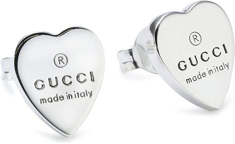 orecchini con logo gucci in argento|Gioielli in argento donna .